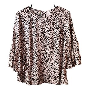 H&M Animal Print Blouse
